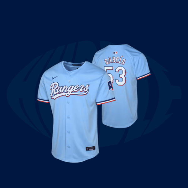 Jersey MLB Texas Rangers - Light Blue