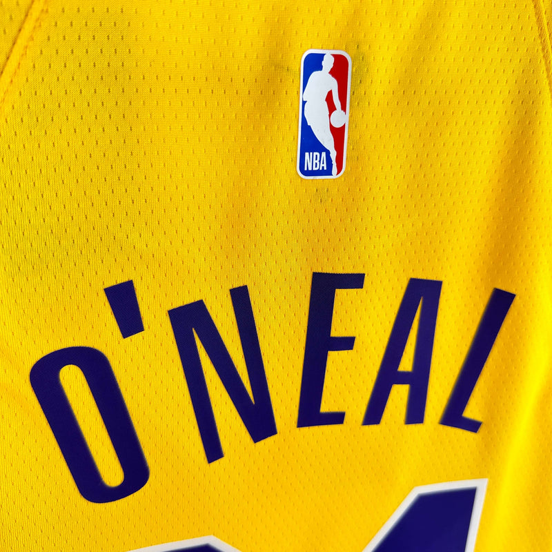 Jersey NBA Los Angeles Lakers Amarela - Huddle Store