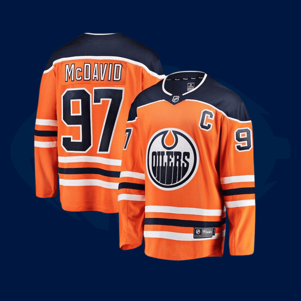 Jersey NHL Edmonton Oilers - Laranja - Huddle Store