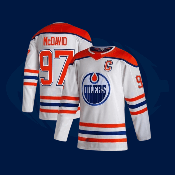 Jersey NHL Edmonton Oilers - Alternate White - Huddle Store