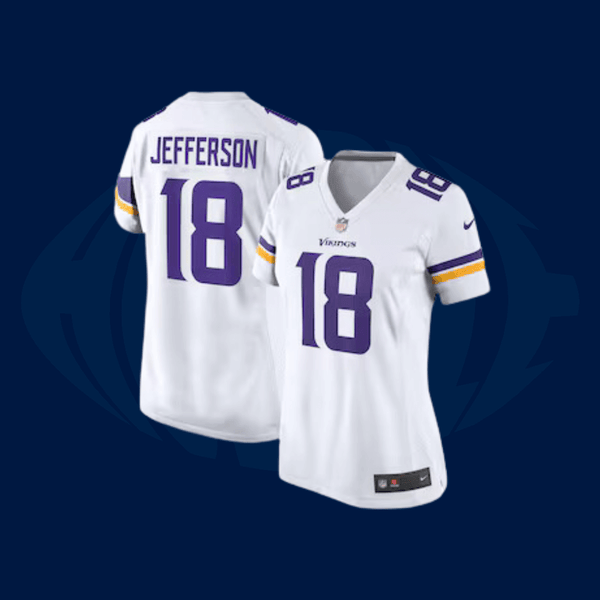 Jersey NFL Minnesota Vikings - Team Game White - Feminina - Huddle Store