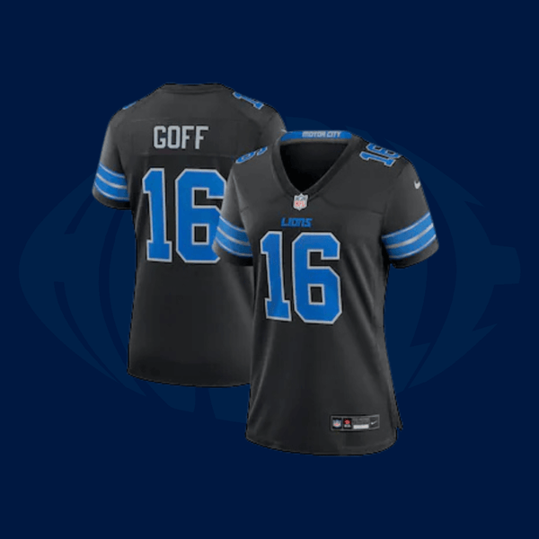 Jersey NFL Detroit Lions - Preta - Feminina - Huddle Store