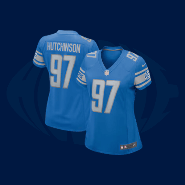 Jersey NFL Detroit Lions - Alternate - Feminina - Huddle Store