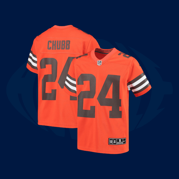 Jersey NFL Cleveland Browns Laranja Inverted - Huddle Store