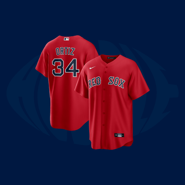 Jersey MLB Boston Red Sox - Vermelha - Huddle Store