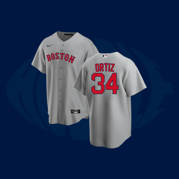 Jersey MLB Boston Red Sox - Cinza - Huddle Store