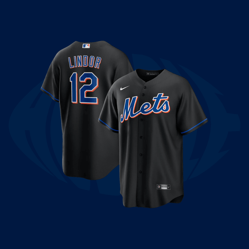 Jersey MLB New York Mets - Preta - Huddle Store