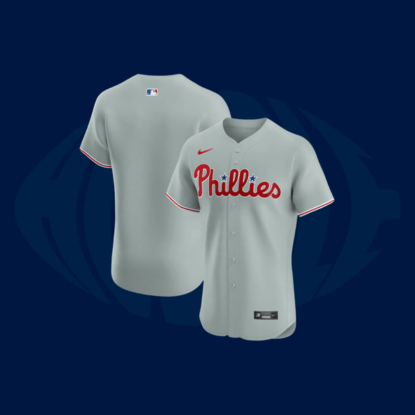 Jersey MLB Philadelphia Phillies - Cinza - Huddle Store