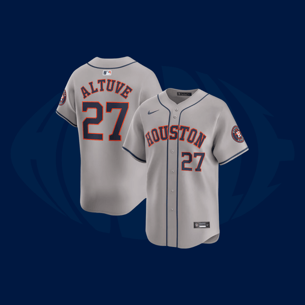 Jersey MLB Houston Astros - Cinza - Huddle Store