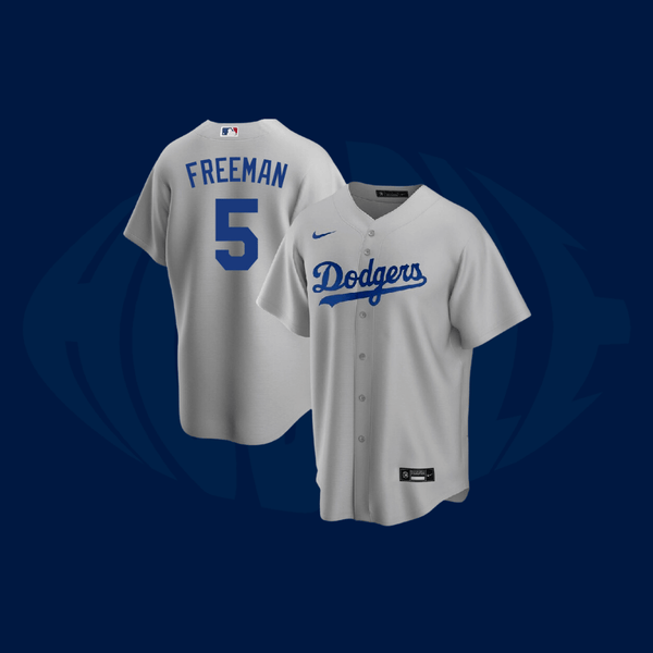 Jersey MLB Los Angeles Dodgers - Cinza - Huddle Store