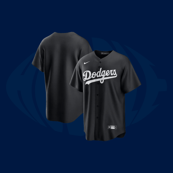 Jersey MLB Los Angeles Dodgers - Preta - Huddle Store