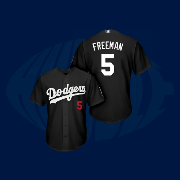 Jersey MLB Los Angeles Dodgers - Preta - Huddle Store