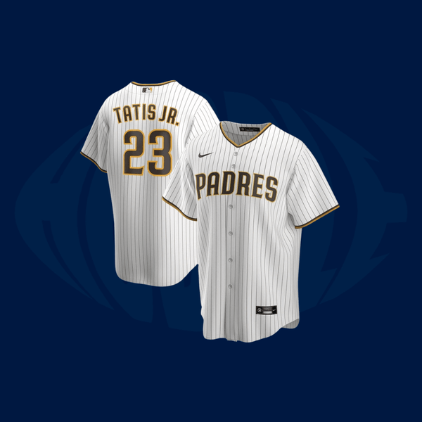 Jersey MLB San Diego Padres - Branca - Huddle Store
