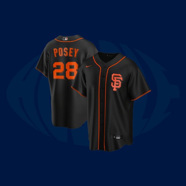 Jersey MLB San Francisco Giants - Preta - Huddle Store