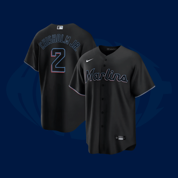 Jersey MLB Miami Marlins - Black