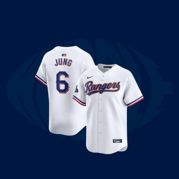 Jersey MLB Texas Rangers - White Series Champions Gold