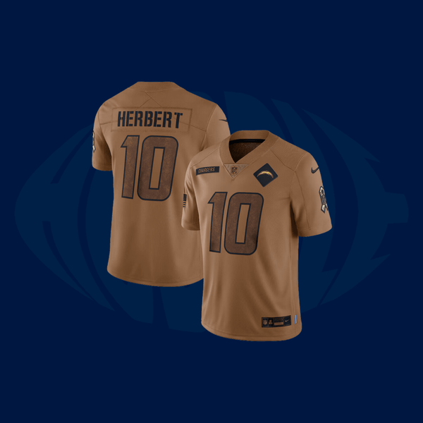 Jersey NFL Los Angeles Chargers Salute To Service 2023 - Huddle Store