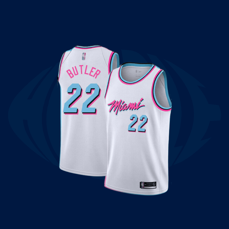 Jersey NBA Miami Heat Vice City White - Huddle Store