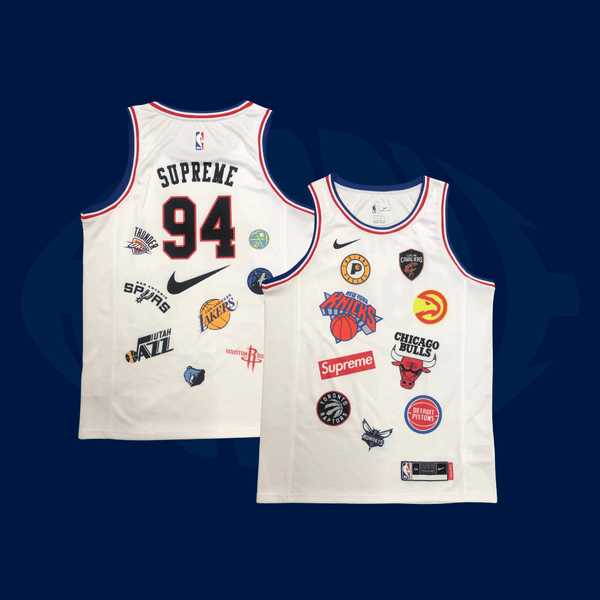 Jersey NBA Nike x Supreme White