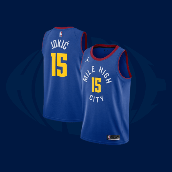 Jersey NBA Denver Nuggets Blue City - Huddle Store