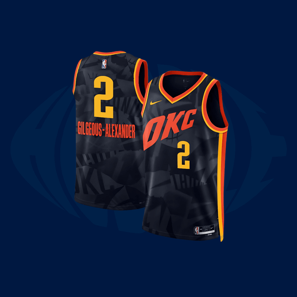 Jersey NBA Oklahoma City Thunder City Swingman Edition - Huddle Store