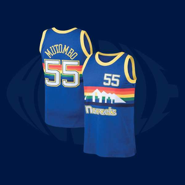 Jersey NBA Denver Nuggets Dikembe Mutombo - Huddle Store