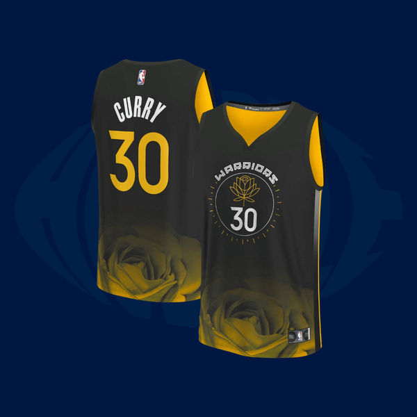 Jersey NBA Golden State City Edition Yellow - Huddle Store