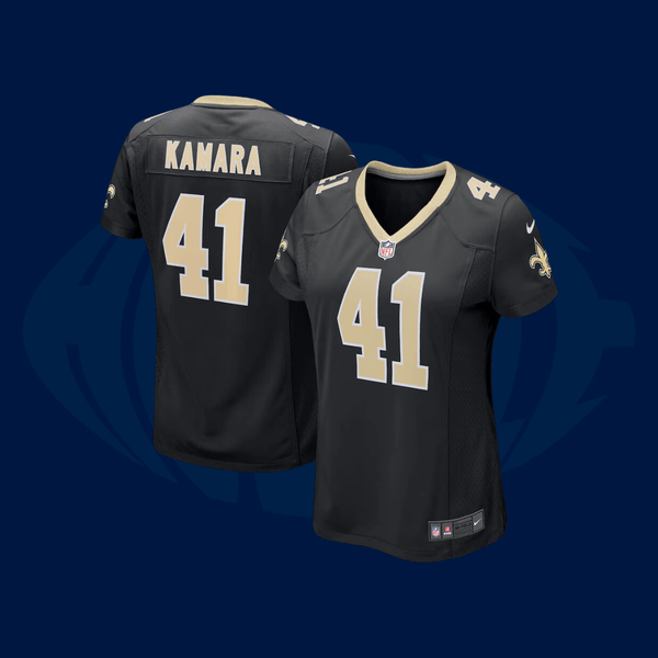 Jersey NFL New Orleans Saints Preta - Feminina - Huddle Store