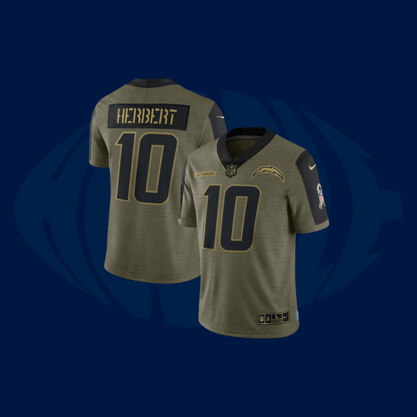 Jersey NFL Los Angeles Chargers Salute To Service 2021 - Huddle Store