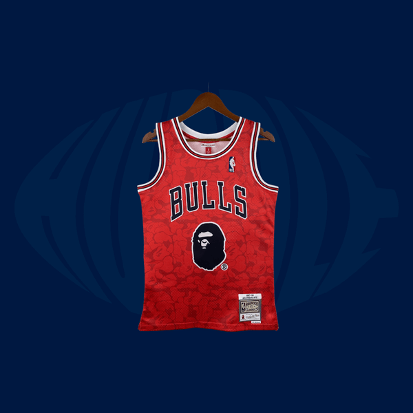 Jersey NBA Chicago Bulls x Bape - Huddle Store